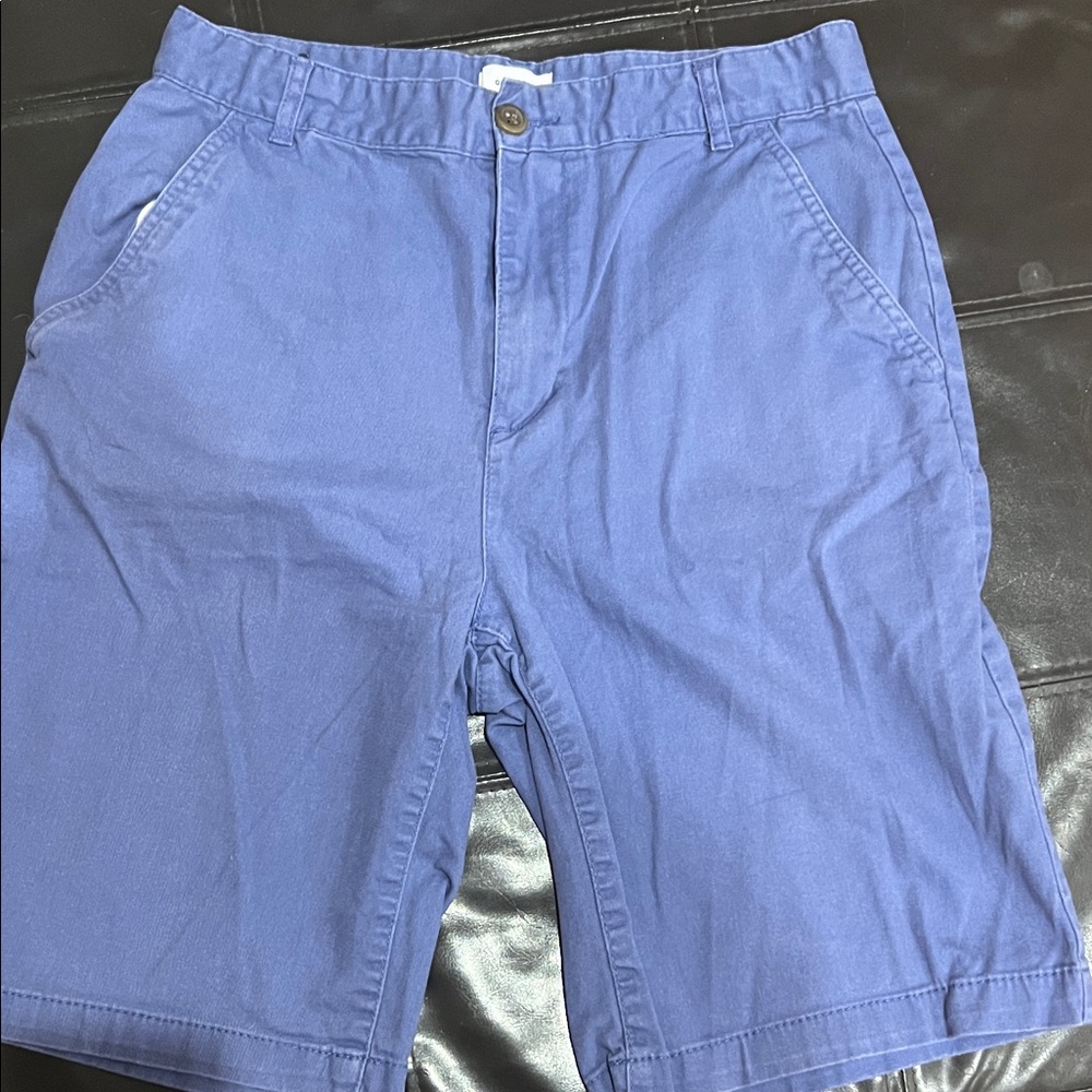 Old Navy Men's Flat Front Blue Shorts